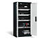 Armoire de charge sur batterie Comfort de C+P avec portes en tôle pleine, H 1950 x L 930 x P 500 mm, anthracite/gris clair