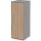 Armoire de classement BARI, 3 HC, 2 étagères, charnière de porte côté droit, l. 427 x P 430 x H 1117 mm, coloris chêne/gris moyen