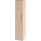 Armoire de classement BARI, 6 hauteurs de classeurs, 5 tablettes, serrure, charnière de porte côté gauche, l. 427 x P 430 x H 2174 mm, coloris érable
