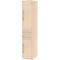 Armoire de classement BARI, 6 HC, 3 tablettes, 2 tiroirs, charnière de porte côté droit, l. 427 x P 430 x H 2174 mm, érable/érable/alu