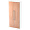 Armoire de classement TARVIS, avec poignée sans serrure, 5 hauteurs de classeur, l. 800 x P 420 x H 2004 mm, coloris blanc/noyer