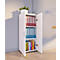 Armoire de classement Ulas, 3 hauteurs de classeurs, 2 tablettes, pour env. 21 classeurs, portes battantes, L 490 x P 340 x H 1080 mm, bois, blanc