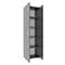 Armoire de classement Ulas, 5 hauteurs de classeurs, 4 tablettes, pour env. 35 classeurs, portes battantes, L 490 x P 340 x H 1780 mm, bois, anthracite