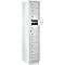 Armoire de distribution, avec porte centrale, Largeur intérieure des compartiments 350 mm, largeur 350 mm, 10 casiers, gris clair