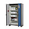 Armoire de sécurité de type 30 asecos Q-CLASSIC-30, portes à charnières, façade bleu gentiane, L 1164 x P 620 x H 1947 mm