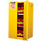 Armoire de sécurité Justrite FM Classic Sure-Grip® EX, pour liquides inflammables, jusqu'à 227 litres, portes à fermeture manuelle, jaune
