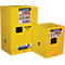 Armoire de sécurité Justrite FM Compac Sure-Grip® EX, pour liquides inflammables, jusqu'à 45 litres, portes à fermeture manuelle, jaune