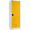 Armoire de sécurité MSI-US1506 - acier - l. 600 x P 500 x H 1585 mm - fentes d'aération - 3 bacs à 11 L - gris et jaune - notre marque Schäfer Shop Select