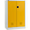 Armoire de sécurité MSI-US1509 - acier - l. 950 x P 500 x H 1585 mm - fentes d'aération - 3 bacs à 18 L - gris et jaune - notre marque Schäfer Shop Select