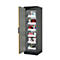 Armoire de sécurité Q Classic 90 Asecos, l. 600 x P 615 x H 1953 mm, porte fixée à droite, 6 tiroirs en acier à ouverture intégrale, gris anthracite/jaune sécurité (RAL 1004)