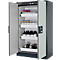 Armoire de sécurité type 90, l. 1200 mm, 4 tiroirs, gris clair
