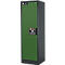 Armoire de sécurité type 90, l. 600 mm, porte fixée à gauche, 6 tiroirs, vert réséda