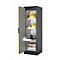 Armoire de stockage de sécurité de type 90 asecos Q-PEGASUS-90, porte à charnières avec fermeture automatique, charnières à gauche, façade en jaune de sécurité, L 599 x P 615 x H 1953 mm