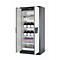 Armoire de stockage de sécurité de type 90 asecos Q-PEGASUS-90, portes battantes à fermeture automatique, commande d'une seule main, façade blanc pur, L 893 x P 615 x H 1953 mm