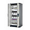 Armoire de stockage de sécurité de type 90 asecos Q-PEGASUS-90, portes battantes à fermeture automatique, commande d'une seule main, façade gris clair, L 893 x P 615 x H 1953 mm