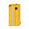 Armoire de stockage de sécurité de type 90 asecos S-PHOENIX-90, portes battantes et pliantes avec système d'arrêt de porte, façade en jaune de sécurité, L 896 x P 616 x H 1968 mm