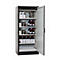 Armoire de stockage de sécurité type 30 asecos Q-CLASSIC-30, porte à charnières, charnières à droite, façade bleu gentiane, L 864 x P 620 x H 1947 mm