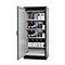 Armoire de stockage de sécurité type 30 asecos Q-CLASSIC-30, porte à charnières, charnières à gauche, façade bleu gentiane, L 864 x P 620 x H 1947 mm