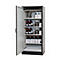 Armoire de stockage de sécurité type 30 asecos Q-CLASSIC-30, porte à charnières, charnières à gauche, façade gris clair, L 864 x P 620 x H 1947 mm