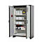 Armoire de stockage de sécurité type 30 asecos Q-CLASSIC-30, portes battantes, façade gris clair, L 1164 x P 620 x H 1947 mm