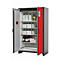 Armoire de stockage de sécurité type 30 asecos Q-CLASSIC-30, portes battantes, rouge trafic frontal, L 1164 x P 620 x H 1947 mm