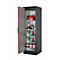 Armoire de stockage de sécurité type 90 asecos Q-CLASSIC-90, porte à charnières, charnières à gauche, rouge trafic avant, L 599 x P 615 x H 1953 mm