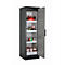 Armoire de stockage de sécurité type 90 asecos Q-PEGASUS-90, porte à charnières avec fermeture automatique, charnières à droite, façade asecos argent, L 599 x P 615 x H 1953 mm