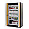 Armoire de stockage de sécurité type 90 asecos Q-PHOENIX-90, portes pliantes, sécurité frontale jaune, L 1193 x P 615 x H 1953 mm