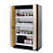 Armoire de stockage de sécurité type 90 asecos Q-PHOENIX-90, portes pliantes, sécurité frontale jaune, L 1193 x P 615 x H 1953 mm