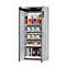 Armoire de stockage de sécurité type 90 asecos S-CLASSIC-90, portes battantes avec système d'arrêt de porte, façade gris clair, L 896 x P 616 x H 1968 mm
