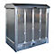 Armoire de stockage pour matières dangereuses type GD-N/R2, galvanisé