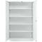 Armoire en acier, H 1950 x l. 1200 x P 420 mm, blanc 9016