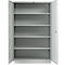 Armoire en acier, H 1950 x l. 1200 x P 420 mm, gris clair 7035