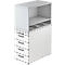 Armoire étagères à poser TOPAS LINE, pour caissons fixes, 1 étagère, gris clair