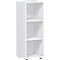 Armoire étagères PALENQUE, 3 HC, l. 400 x P 400 x H 1104 mm, blanc