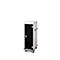 Armoire mobile pour chargement d'ordinateur portable, L 530 x P 1250 x H 500 mm, 10 compartiments, verrouillage 2 points, 2 roulettes avec frein, noir