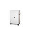 Armoire mobile pour chargement d'ordinateur portable, L 920 x P 500 x H 1250 mm, 20 compartiments, verrouillage 2 points, 2 roulettes avec frein, gris clair