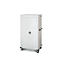 Armoire mobile pour chargement d'ordinateur portable, L 920 x P 500 x H 1540 mm, 26 compartiments, verrouillage 2 points, 2 roulettes avec frein, gris clair