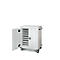 Armoire mobile pour chargement d'ordinateur portable, L 930 x P 500 x H 1060 mm, 16 compartiments, verrouillage 2 points, 2 roulettes avec frein, gris clair
