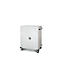 Armoire mobile pour chargement d'ordinateur portable, L 930 x P 500 x H 1060 mm, 16 compartiments, verrouillage 2 points, 2 roulettes avec frein, gris clair