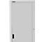 Armoire, portes coulissantes, 950 x 400 x 1950 mm, gris clair RAL 7035