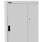 Armoire, portes coulissantes, l. 950 x P 400 x H 1150 mm, gris clair RAL 7035