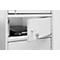 Armoire pour ordinateur portable avec fonction de chargement, 10 compartiments avec serrure à cylindre, tôle d'acier gris clair RAL 7035/h.ivoire RAL 1015