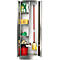 Armoire pour produits d'entretien en inox, 600 mm de large