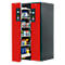 Armoire pour produits dangereux V-LINE Asecos, type 90, 2 tiroirs verticaux, gris anthracite/rouge circulation