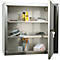 Armoire suspendue, inox, 600 x 650 x 320 mm