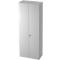 Armoire TOPAS LINE, armoire de classement/vestiaire, 6 hauteurs de classeurs, L 800 mm, gris clair