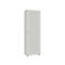 Armoire-vestiaire, 1 porte, l. 60 cm, 5 HC, alu blanc