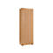 Armoire-vestiaire, 1 porte, l. 60 cm, 5 HC, coloris hêtre