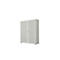 Armoire-vestiaire, 2 portes, l. 100 cm, 5 HC, gris clair